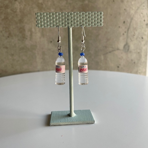 Jewelry - Water Bottle Drop Dangle Earrings | Fun Hydration-Themed Statement Earrings